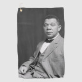 Booker Taliaferro Washington: Zwarte leraar Golfhanddoek (Voorkant)