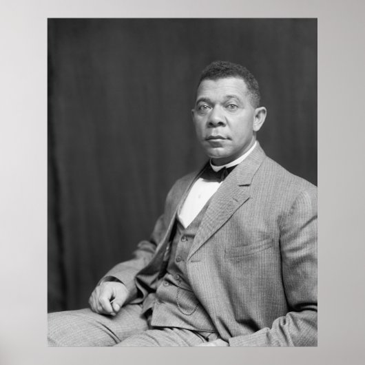 Booker Taliaferro Washington: Zwarte leraar Poster (Voorkant)