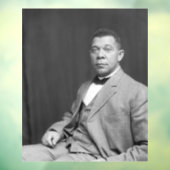 Booker Taliaferro Washington: Zwarte leraar Raamsticker (Vel 3)
