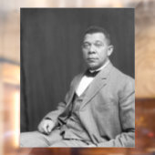 Booker Taliaferro Washington: Zwarte leraar Raamsticker (Vel 2)