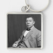 Booker Taliaferro Washington: Zwarte leraar Sleutelhanger (Voorkant)