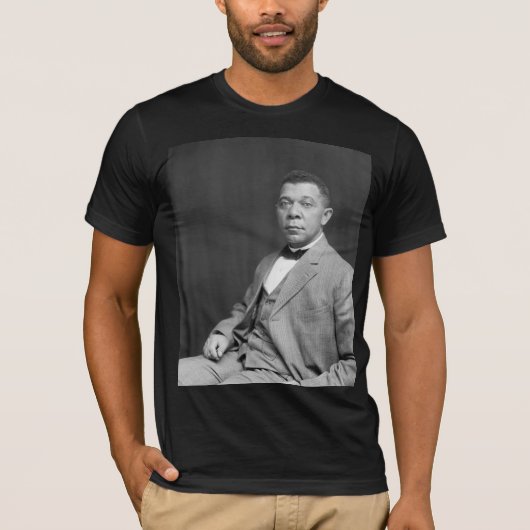 Booker Taliaferro Washington: Zwarte leraar T-shirt (Voorkant)
