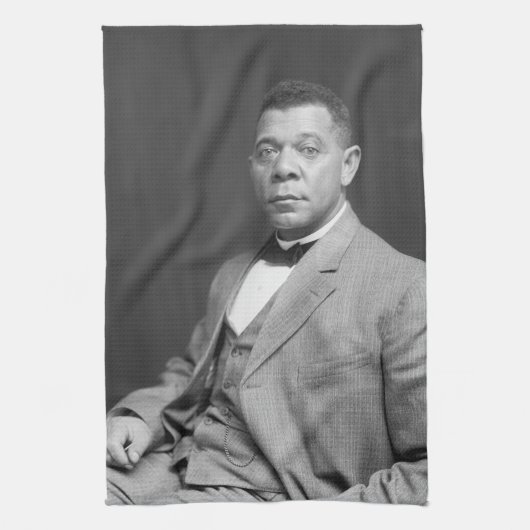 Booker Taliaferro Washington: Zwarte leraar Theedoek (Verticaal)