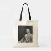 Booker Taliaferro Washington: Zwarte leraar Tote Bag (Achterkant)