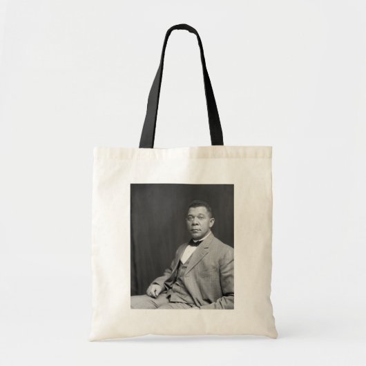 Booker Taliaferro Washington: Zwarte leraar Tote Bag (Voorkant)