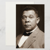 Booker Washington: Afro-Amerikaanse opvoeder Briefpapier (Voorkant / Achterkant)