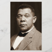 Booker Washington: Afro-Amerikaanse opvoeder Briefpapier (Voorkant)