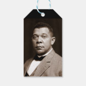 Booker Washington: Afro-Amerikaanse opvoeder Cadeaulabel (Achterkant)