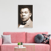 Booker Washington: Afro-Amerikaanse opvoeder Canvas Afdruk (Insitu (Woonkamer))