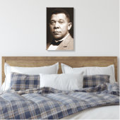 Booker Washington: Afro-Amerikaanse opvoeder Canvas Afdruk (Insitu (Slaapkamer))