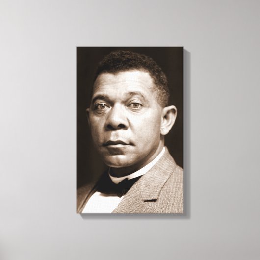 Booker Washington: Afro-Amerikaanse opvoeder Canvas Afdruk (Voorkant)