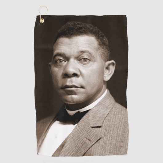 Booker Washington: Afro-Amerikaanse opvoeder Golfhanddoek (Voorkant)