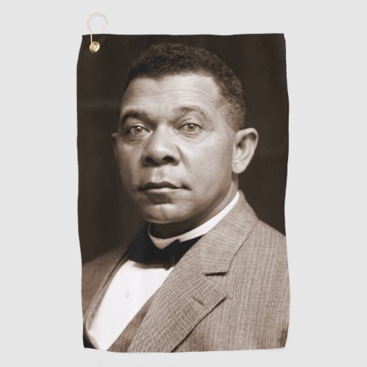 Booker Washington: Afro-Amerikaanse opvoeder Golfhanddoek (Voorkant)