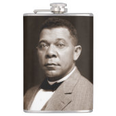 Booker Washington: Afro-Amerikaanse opvoeder Heupfles (Voorkant)