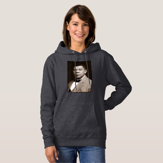 Booker Washington: Afro-Amerikaanse opvoeder Hoodie (Voorkant volledig)