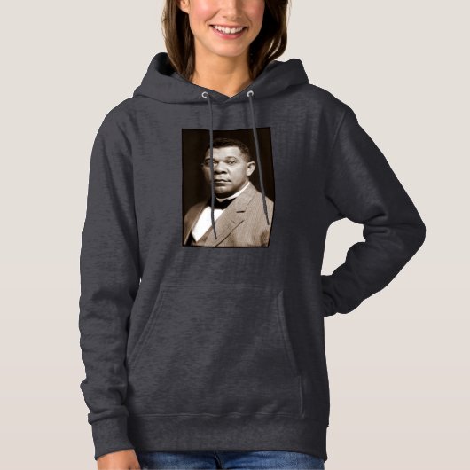 Booker Washington: Afro-Amerikaanse opvoeder Hoodie (Voorkant)