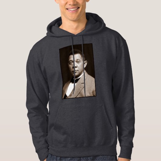 Booker Washington: Afro-Amerikaanse opvoeder Hoodie (Voorkant)