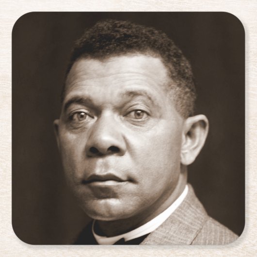 Booker Washington: Afro-Amerikaanse opvoeder Kartonnen Onderzetters (Voorkant)
