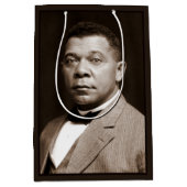 Booker Washington: Afro-Amerikaanse opvoeder Medium Cadeauzakje (Voorkant)