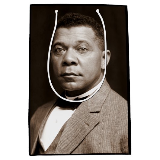 Booker Washington: Afro-Amerikaanse opvoeder Medium Cadeauzakje (Voorkant)