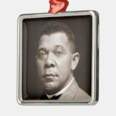 Booker Washington: Afro-Amerikaanse opvoeder Metalen Ornament (Links)
