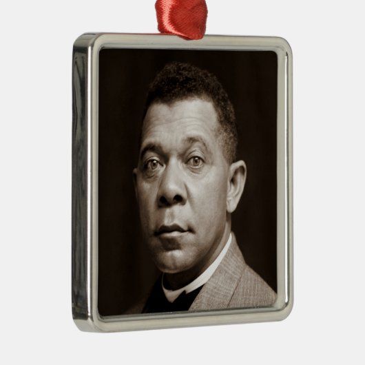 Booker Washington: Afro-Amerikaanse opvoeder Metalen Ornament (Rechts)