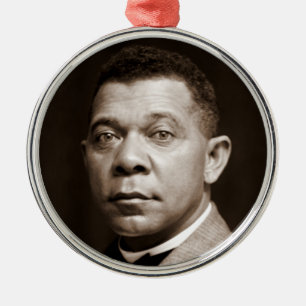 Booker Washington: Afro-Amerikaanse opvoeder Metalen Ornament