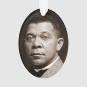 Booker Washington: Afro-Amerikaanse opvoeder Ornament (achterkant)