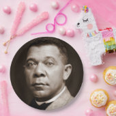 Booker Washington: Afro-Amerikaanse opvoeder Papieren Bordje (Feest)