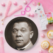 Booker Washington: Afro-Amerikaanse opvoeder Papieren Bordje (Feest)