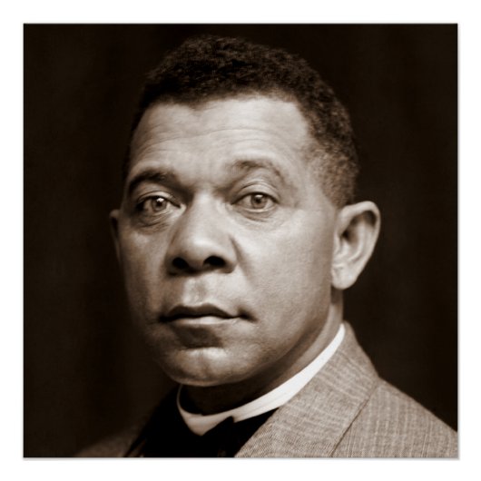 Booker Washington: Afro-Amerikaanse opvoeder Perfect Poster (Voorkant)
