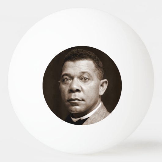 Booker Washington: Afro-Amerikaanse opvoeder Pingpongbal (Voorkant)