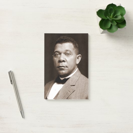 Booker Washington: Afro-Amerikaanse opvoeder Post-it® Notes (Kantoor)