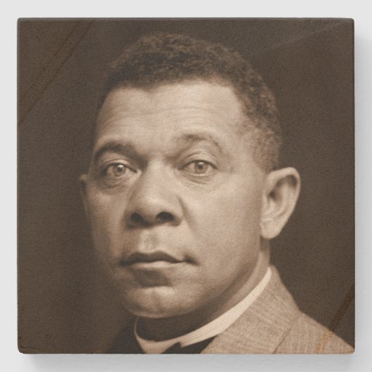 Booker Washington: Afro-Amerikaanse opvoeder Stenen Onderzetter (Voorkant)