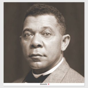 Booker Washington: Afro-Amerikaanse opvoeder Sticker