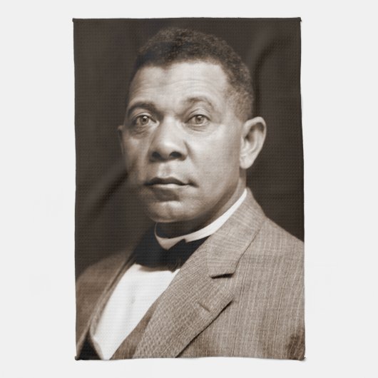 Booker Washington: Afro-Amerikaanse opvoeder Theedoek (Verticaal)