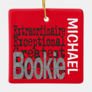 Bookie Extraordinaire CUSTOM Keramisch Ornament