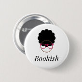 Bookish Afro Logo Button (Voorkant /achterkant)