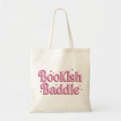 Bookish Baddie Book Quote Tote Bag (Voorkant)
