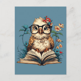 bookish bird briefkaart