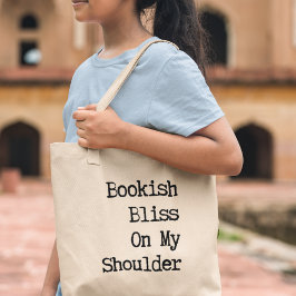 Bookish Bliss Book Lover Bibliothecaris Reader Gif Tote Bag
