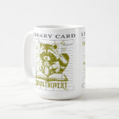 Bookish Bookshelf Est. 20XX Koffiemok (Voorkant links)