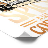 Bookish Bookworm I Like My Books Scy And My Coffee Poster (Hoek)