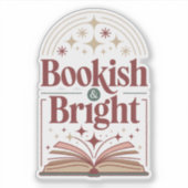 Bookish & Bright Holiday Reading Sticker (Voorkant)