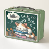 Bookish Cat Lunchbox (Voorkant)