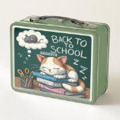 Bookish Cat Lunchbox (Achterkant)