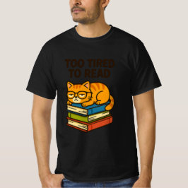 Bookish Cat T-Shirt – Perfect voor Cat & Book Love