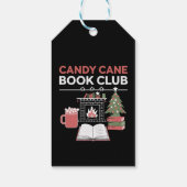 Bookish Christmas Candy Cane Book Club Bookish Cadeaulabel (Achterkant)