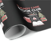 Bookish Christmas Candy Cane Book Club Bookish Cadeaupapier (Rol Hoek)