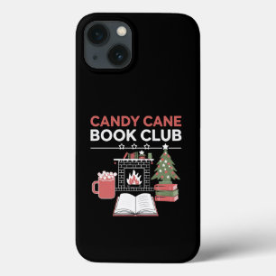 Bookish Christmas Candy Cane Book Club Bookish Case-Mate iPhone Case